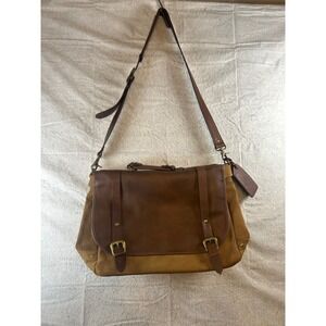 Vintage Marlboro Country Store Leather Suede Messenger Bag New without tags